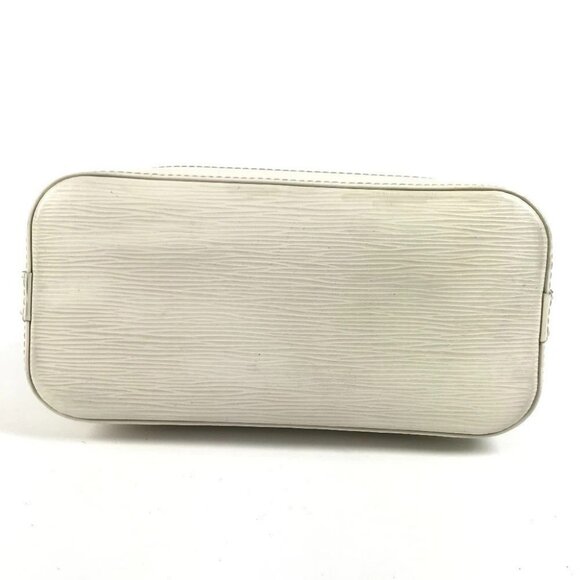 LOUIS VUITTON M4229J Epi LockitPM Tote Bag Hand Bag Epi Leather Ivoire White - Picture 6 of 16